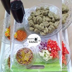 A picture of Dan wake by ful@rny"ss kitchen..