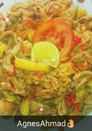 Foto resep Tumis Usus Ayam Kombinasi