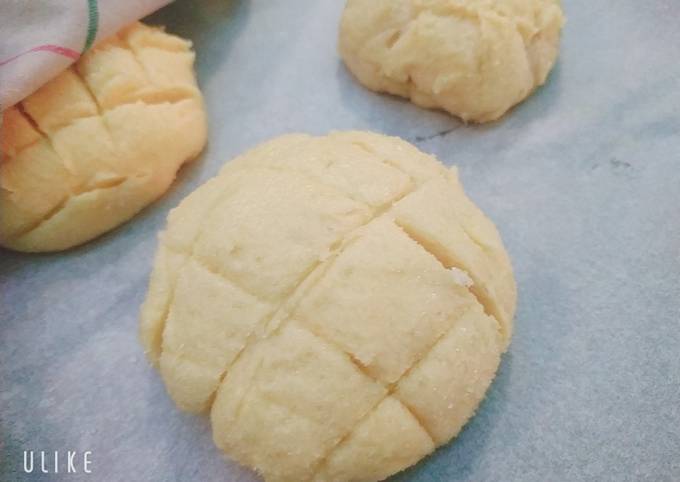 Steps to Prepare Homemade Japanese Melon pan (メロンパン)