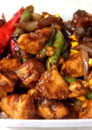 Foto resep Ayam Lada Hitam ala Nur Sabatiana