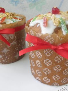 Una foto de Pan dulce navideño fácil con harina leudante