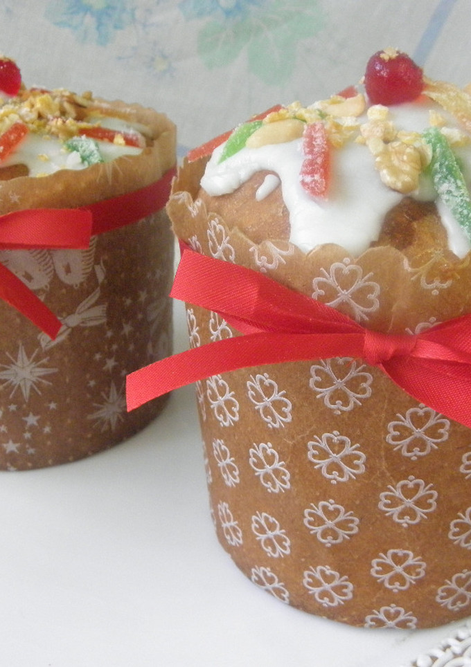 Una foto de Pan dulce navideño fácil con harina leudante