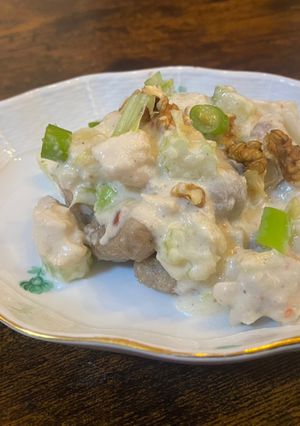 Zellergnocchi kókusztejszínes mártásban recept fotója