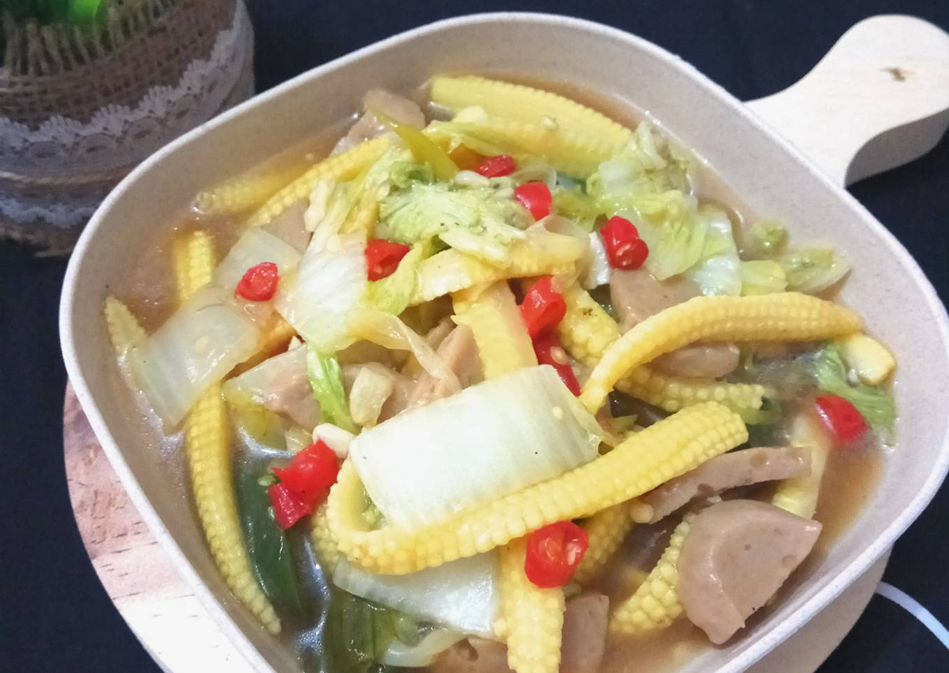 Cah Jagung Muda Pedas