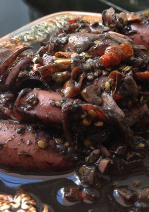 Foto resep Cumi masak tinta