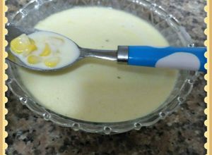 صورة لوصفة شوربة الذرة بالكريمه 🌽