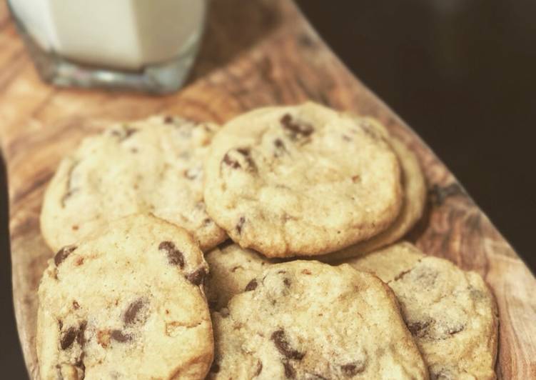 Simple Way to Prepare Any-night-of-the-week Milk chocolate chip cookies!