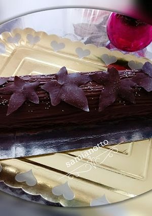 Une photo de 🍸Bûche au chocolat 🍸