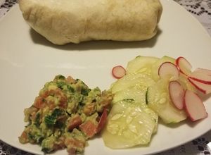 Una foto de Burrito a mi estilo y muy mejorado...😁