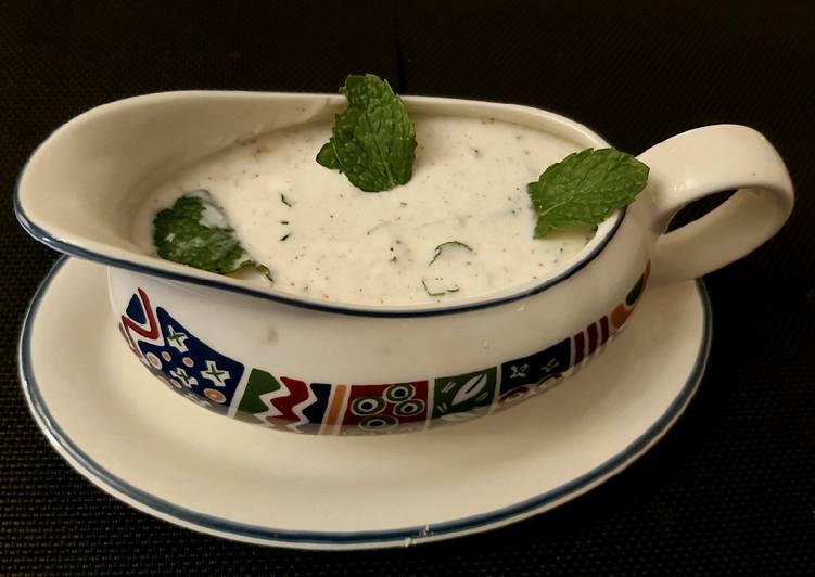 Steps to Prepare Super Quick Homemade Pudina Raita