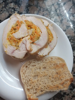 Una foto de Sándwich de matambrito de pollo