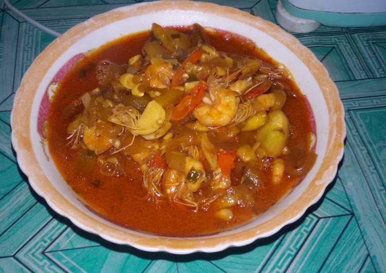 Resep Udang labu santan kecap 😊 yang Bisa Manjain Lidah