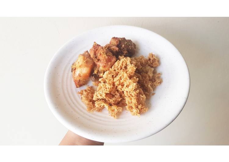 Resep Ayam goreng bumbu bali + kremes Anti Gagal