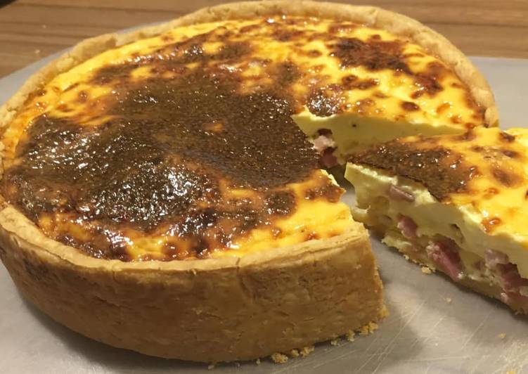 Recette de Rapide Quiche lorraine épaisse, très gourmande