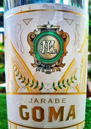 Una foto de Jarabe de goma casero