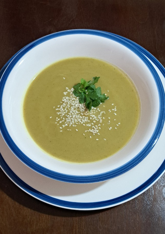 Una foto de Fácil y rápida Sopa de zapallo italiano