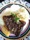 Carne assada ao chimichurri