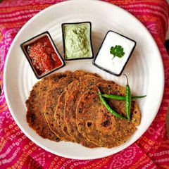 A picture of Multi Grain Methi Thepla.