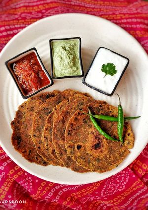 A picture of Multi Grain Methi Thepla.