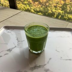 Delicious Mango and Spinach Smoothie A picture of Delicious Mango and Spinach Smoothie.