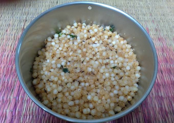 Steps to Make Homemade Sabudana/Javarisi Khichdi