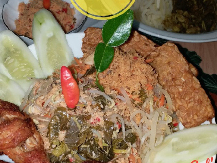 Langkah Mudah untuk Membuat * Urap Pepaya * (daun pepaya dan pepaya muda), Enak