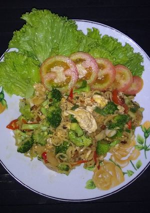 Foto resep Bakmie Brokoli