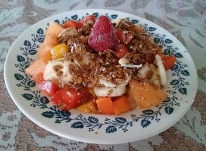 Una foto de Merienda saludable ❤