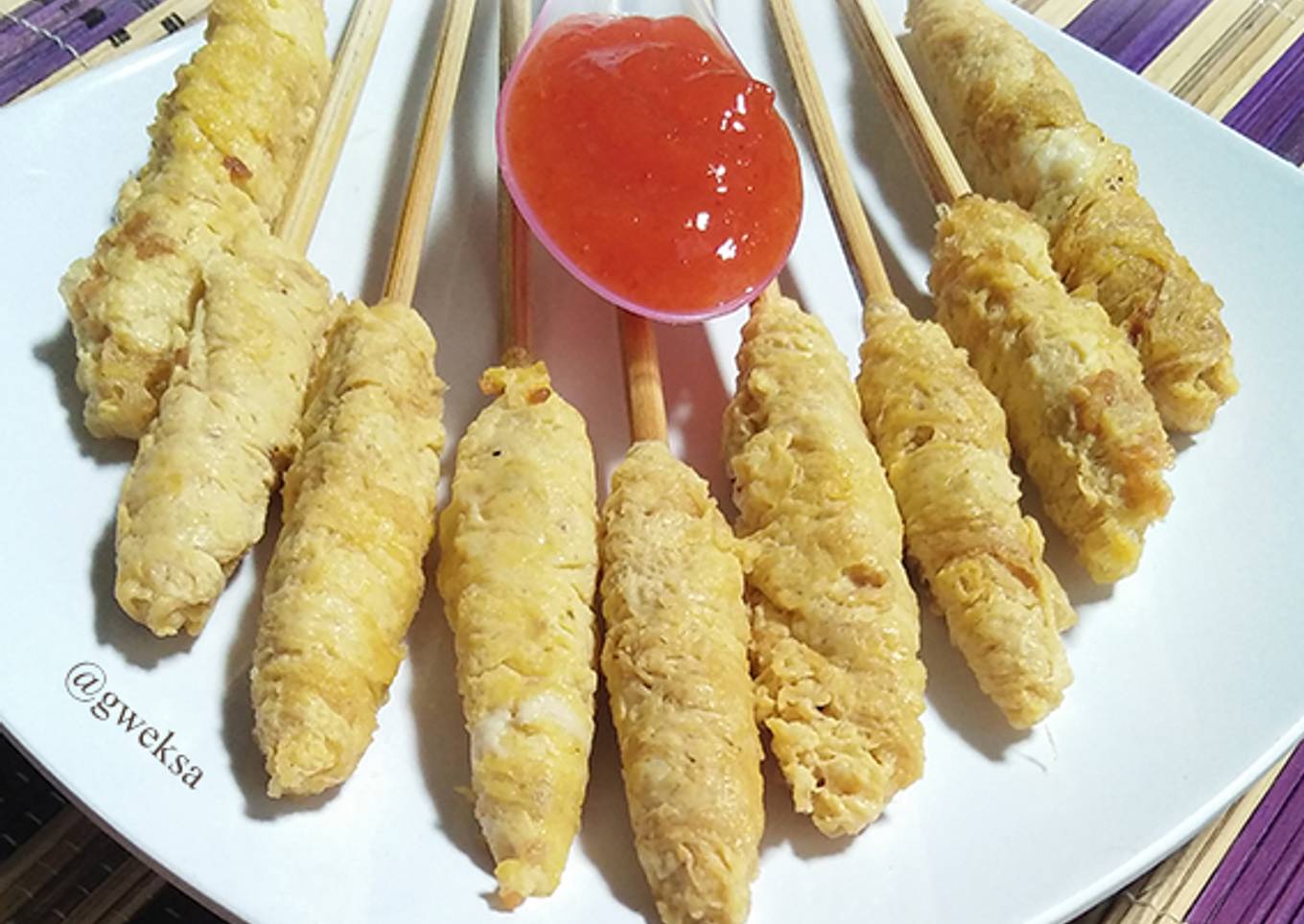 Sate telur mantul - DEBM | Keto