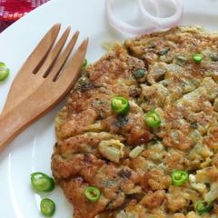 A picture of Besan Omelet.