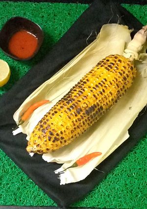 A picture of Roasted corn masti.