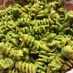A picture of Kale pesto - vegan.