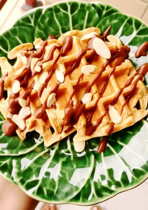 Foto de Waffles de skyr Baunilha