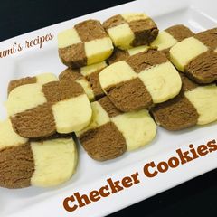 A picture of Checker Cookies.