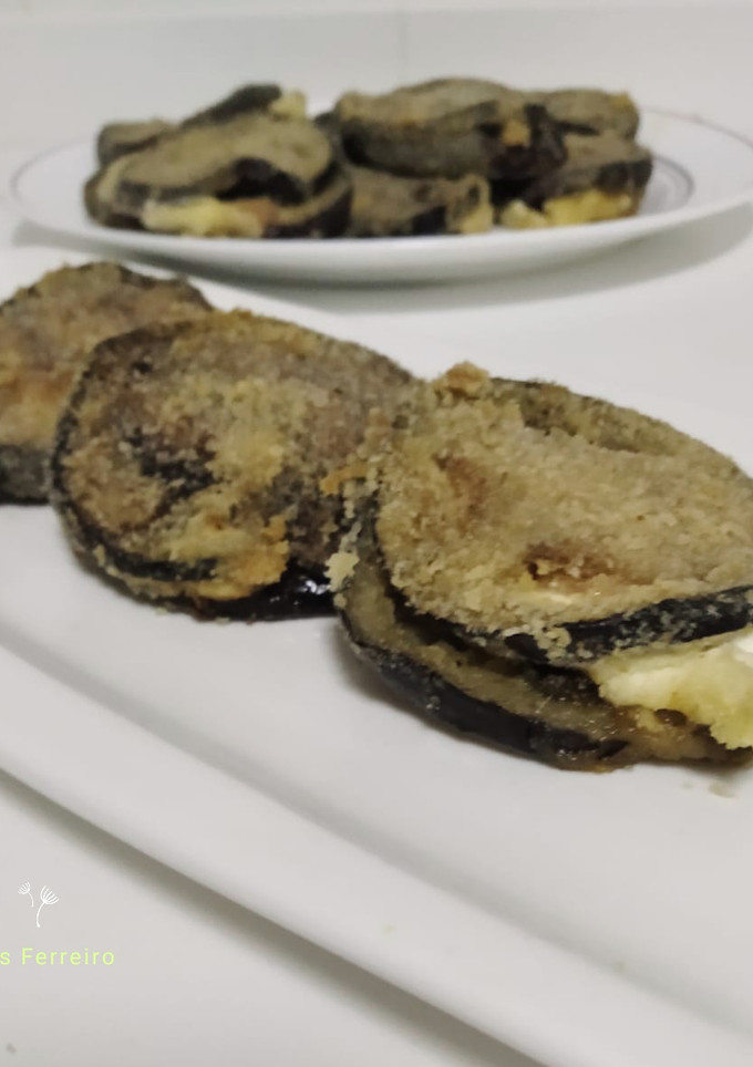 Una foto de Berenjena rellena de Philadelphia, York y pimiento verde