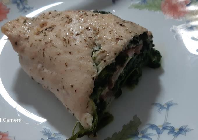 Pechuga De Pollo Rellena De Espinacas Y Jamón Serrano Receta De Luz Cookpad 8596