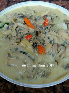 Foto resep Jantung pisang & rebung masak santan
