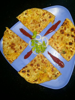 A picture of Rice paratha.