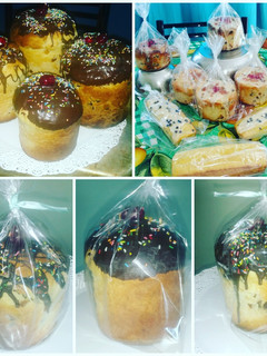 Una foto de Pan dulce navideño