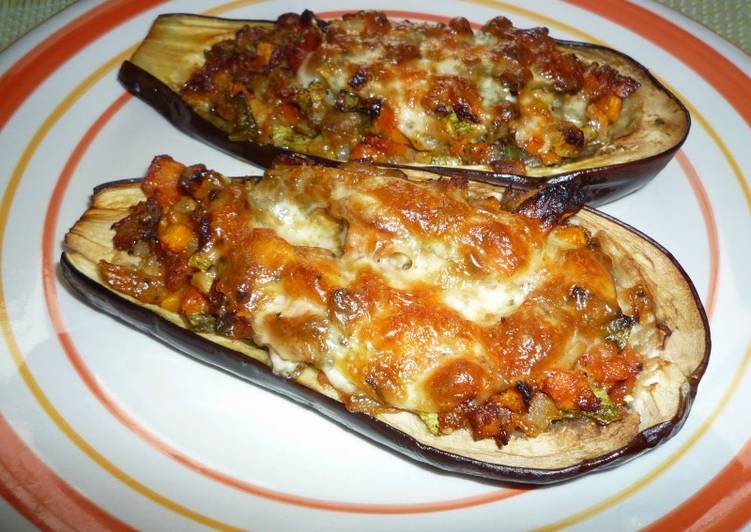 Receta De Berenjenas Rellenas Vegetarianas