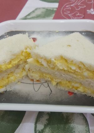 A picture of Egg mayo sandwich.