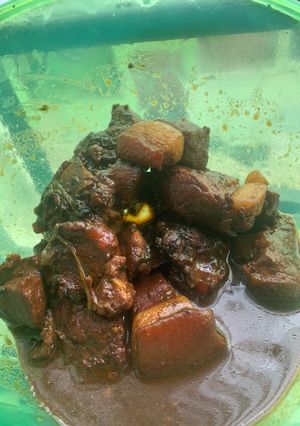Una foto de Carne de cerdo guisada
