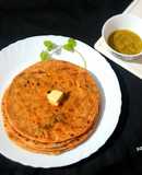 Palak Aloo Methi Paratha