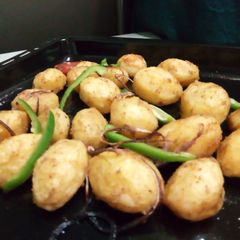 A picture of Baked potatoes.