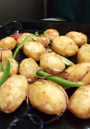A picture of Baked potatoes.