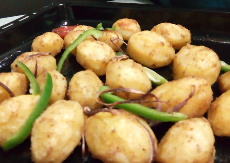 How to Prepare Baked potatoes in 28 Minutes for Mom