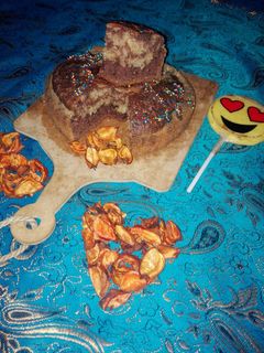 عکسی از دستور کیک دارچینی-کاکائویی (یک تخم مرغی)