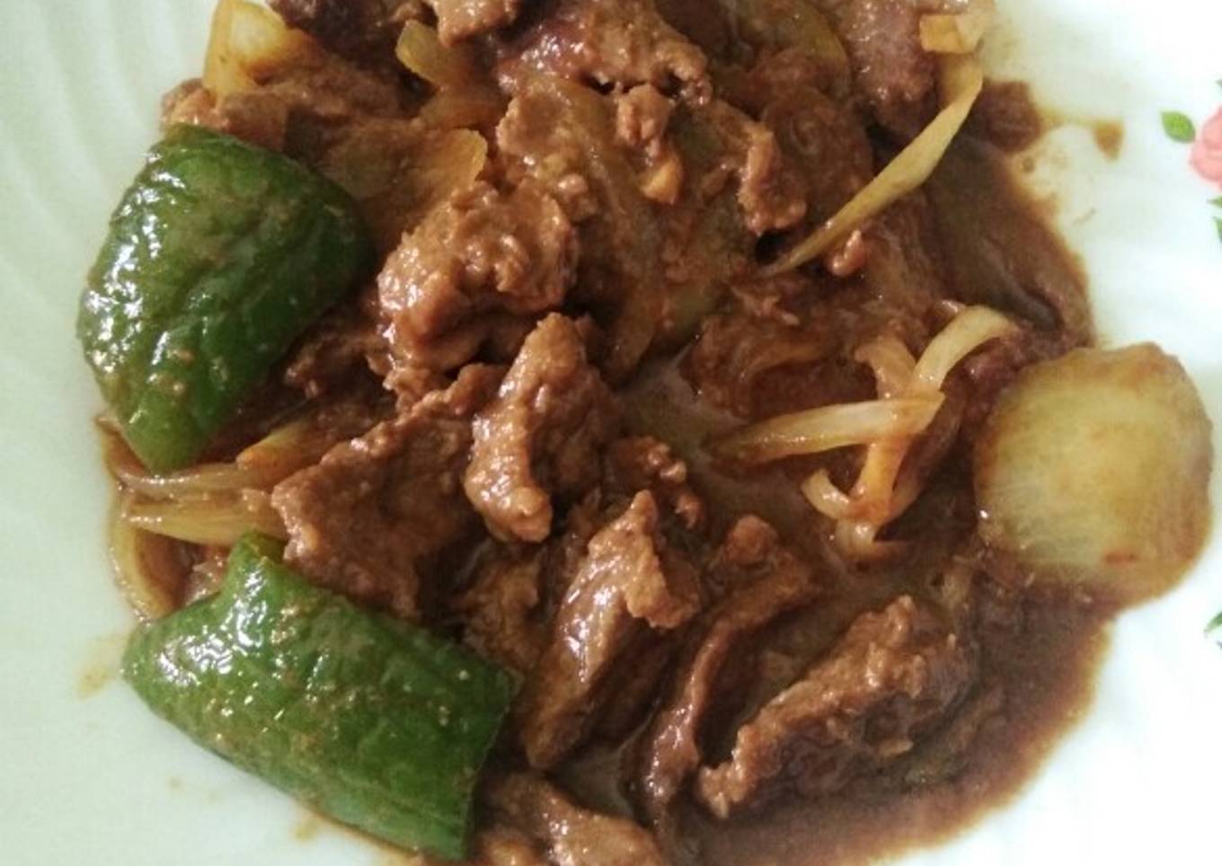 Beef teriyaki ala rumahan yg simple dan enak