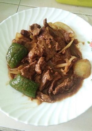 Foto resep Beef teriyaki ala rumahan yg simple dan enak