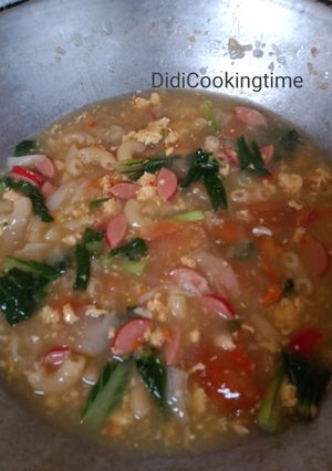 Foto resep Seblak Telor Sosis (ga pedes)